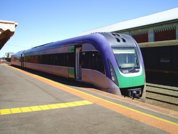 V/Line Train At Echuca