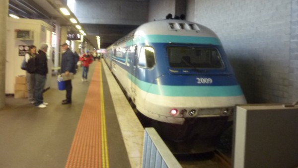 Sydney XPT Arrives Platform 1 Southern Cross Station Melbourne